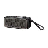 F60 Elderly FM Radio Rechargeable Plug in Dual Card Speaker Player Portable Bluetooth Speaker 3600mAh Battery Black