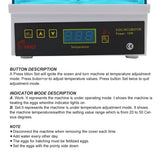 4pcs Incubator for Eggs Fully Automatic Turning Brooder Chicken Quail Egg Incubators 98%Hatching Rate Mini Egg Incubator Machine