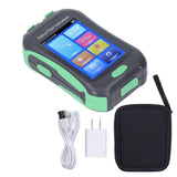 OTDR Fiber Optic Tester 1550nm 10mw 80km 20dB 3.5in Color Touch Screen Visual Fault Locator Optical Power Meter 100?240V US Plug