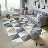 Geometric Carpet, Anti-Slip Pattern Print Indoor Area Rugs