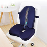 Memory Foam Seat Cushion Orthopedic Pillow Coccyx Office Chair Cushion Support Waist Back Cushion Ca