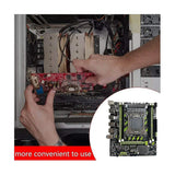 X79g A2011 Game Mboard+e5 2670 V2 Cpu+ Grease+sata Cable 4xddr3 Ram Slot M.2 Nvme Pci