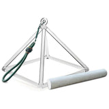 Crystal Meditation Pyramid 8 Inch Geometric Tripod Yoga Meditation Wind Chime Percussion Instrument