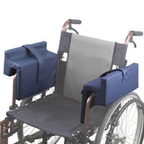 Wheelchair Arm Rest Cushion with Arm Trough Arm Strap,Armrest Cushion Pads to Adjust Leaning Posture PU Cover