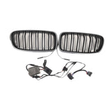 Front Kidney Grille with LED Lights Assembly 51137263482 for BMW 320i