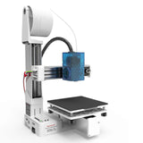 (White) Entry Level TPU Desktop 3D Printer For First Time Users Removable Magnetic Plate Open Source Customization  White