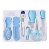 Baby Grooming Kit Newborn Infant Healthcare Set Nail Clippers Kids Safety Care AccessoriesBlue