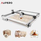 (UK Plug) Aufero Laser 2 Laser Engraver with LU2-10A 10W Laser Power 390mmx390mm Engraving Area 32-bit Motherb