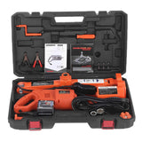 DC 12V Electric Jack Set 5 Ton Lifting Tool with Wrench Emergency Light for Car SUV Tire Change Repl
