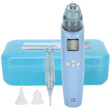 Baby Electric Nose Cleaner Music LED Display Infant Nasal Aspirator Nose Cleaning ToolBlue