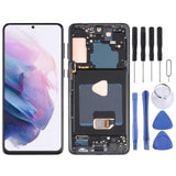 (Black) For Samsung Galaxy S21+ 5G SM-G996 COMPATIBLE LCD Screen Digitizer Full Assembly With Frame