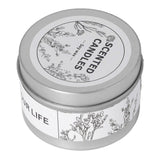 Scented Candle Soy Wax Smokeless Aromatherapy Candle for Living Room Bedroom Dining Room Bathroom Blue Wind Chime with Silver Box