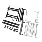 Pull Out Cabinet Drawer Organizer Heavy Duty Sliding Pantry Shelf with Water Tray for Kitchen Black