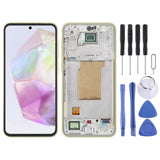 (Light Green) For Samsung Galaxy A35 SM-A356B COMPATIBLE LCD Screen Digitizer Full Assembly with Frame