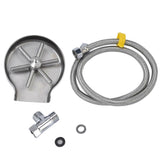 Sink Glass Rinser Stainless Steel Kitchen Sink Glass Rinser Faucet Set for Bar Restaurant Coffee Shop