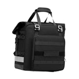 (Black) Generic Motorcycle Tool Bag Versatile Storage Tool Bag Motorcycle Saddle Bag Black