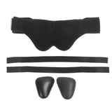 Hernia Belt Truss Adjustable Professional Relieve Discomfort Nylon Inguinal Hernia Belt for Adult Children Black M