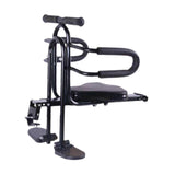 (with Half Guardrail) Kids Bike Seat Portable Professional Easily Install Mountain Bike Child Seat NO  Guardrail