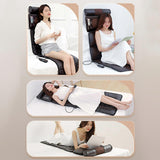 Full Body Massage Pad Shiatsu Neck Massage Pillow,Lumbar Support Vibrations Massage Mat with Heat for Neck Leg Foot Back