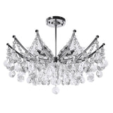 Modern 6-Arm K9 Crystal Ceiling Light Chandelier Pendant Lamp Lighting Fixture Room Decor