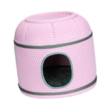 (Pink) Cat Bed for Indoor Cats Cat Furniture Cat House for Kitten Sleeping Gray
