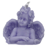 Scented Candle Exquisite Angel Shape Lightweight Aromatherapy Scented Candle for Home Bedroom Office Purple