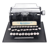 Vintage Typewriter Model Decoration Iron Hand Polishing Vintage Typing Machine Model