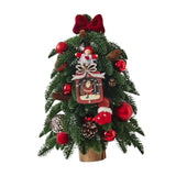 (Style C) Christmas Tree Ornament Crafts Holiday Party Landscape Christmas Tree Statue Style A