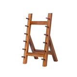 (Brown 6 Layer) Salmon Knife Shelf Knife Storage Rack for Desktop Collection Cabinets