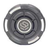 Fingertip Gyroscope Round Shaped Reduce Anxiety Smoothing Rotating Metal Decompression Toy Grey