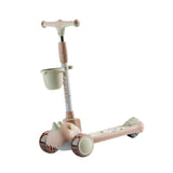 (pink) 3 Wheel Scooters for Kids for Toddlers 3-6 Years Old for Game Activity Gifts pink