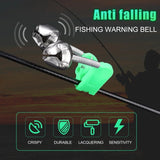 5/10/20pcs Fishing Bite Alarms Fishing Rod Bell Rod Clamp Tip Clip Bells Fishing Accessory Outdoor Bells Clip Fishing Bell