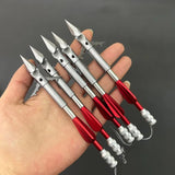 5/10PCS Stainless Steel Broad head Stable Arrowhead Slingshot Fish Wheel Catapult Dart Hunting Shooting Fishing Slingshot Arrowh