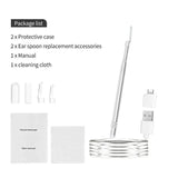 5.5mm Smart Visual Ear Cleaner Otoscope 3 in 1 USB Otoscope Ear Wax Cleaning Inspection Camera Tools for Android Phone PC