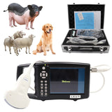 5.6 Inch LCD Screen Portable Veterinary Ultrasound Scanner Cattle Cow Pig Sheep Horse Farm Ultrasound Pregnancy Testing Machine