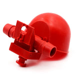 5 Pcs Chicken Drinking Cups Quail Water Bowls Bird Red Glass Animal Husbandry Tools Automatic Bird Coop Feeder Drinking Cups