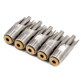 5 Pcs Livestock Pig Thickening Waterer Nipple Atomatic Drinker 1/2 "PT  Bibcock Drinker Nipple Cooper Cap Pig Feeding