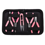 5 Pcs Of Rust Proof Mini Handmade Diy 5-inch Mini Hand Pliers Hairpin Tassel Jewelry Tool Set Jewelry Pliers Production Kit