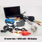 5 inch fish finder HD underwater camera with screen visible fishing wire connection 8LED illuminated Portable fishing supplies