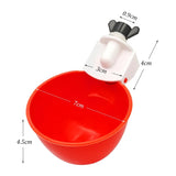 50 Pcs Automatic Chicken Drinker Bowl Duck Plastic Drinking Cup Chicken Feeder Bird Water Dispenser Poultry Water Supply Device
