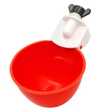 50 Pcs Automatic Chicken Drinker Bowl Duck Plastic Drinking Cup Chicken Feeder Bird Water Dispenser Poultry Water Supply Device