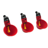 50 Pcs Poultry Farming Chicken Drinker Cups Poultry Waterer Water Drinking Dispenser Cups Bowls Water Drinker Tool For Bird Quai