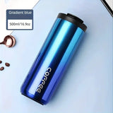 500ml/16.9oz Vacuum Flask WideMouth Travel Mug Perfect Home Office Kitchen Outdoor Iced Beverages Hot Beverages