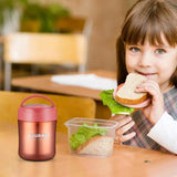 500ml Insulated Food Jar With Handle Lid Stainless Steel Leakproof Vacuum Insulated Food Jar Kids Lunch Box