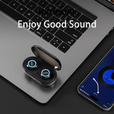 HYUNDAI Wireless Bluetooth Headset Micro Usb Charging Noise Canceling Low Latency Surround Sound Bluetooth Headset