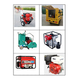 5-6.5KW Starter Motor Replacement Fit Engine Gasoline Generator Parts for 188F/190F GX390/GX420 Gasoline Generator Parts