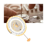 6004D 6004Two and A Half Needle 3 O'Clock Calendar Quartz Watch Movement Replacement for RONDA