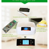 56 Eggs Brooder Digital Fully Automatic Egg Incubator with light Poultry Chicken Duck Temp and Humidity Controller