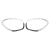 51139801573 Perlindungan UV lampu depan tahan gores Bezel pas ABS Chrome untuk dekorasi mobil