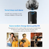 BOYA BOYAK Wireless Lavalier Lapel Microphone for Phone Android DSLR Camera Youtube Live Streaming Audio Recording Interview